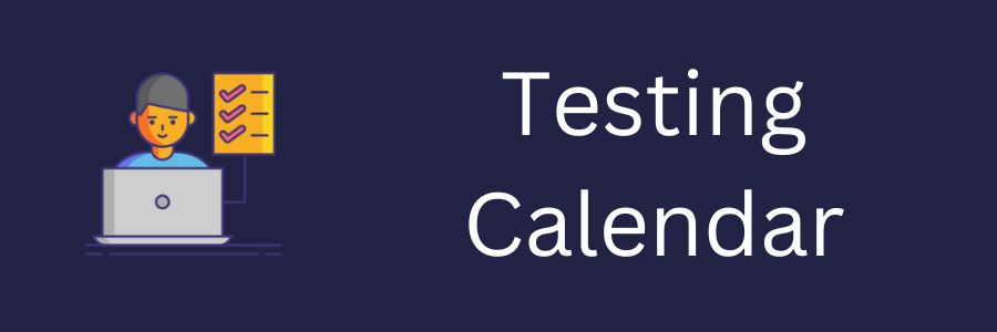 Testing Calendar